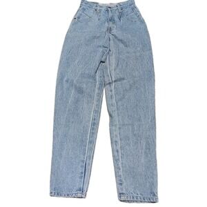 Zena‎ Jeans Denim Womens 5 Blue Vintage High Waisted Tapered Mom 90s Pleated